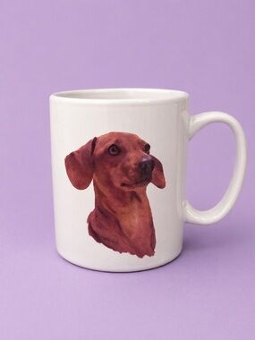 NEW Dachshund Doxie Ceramic Coffee Mug 16oz